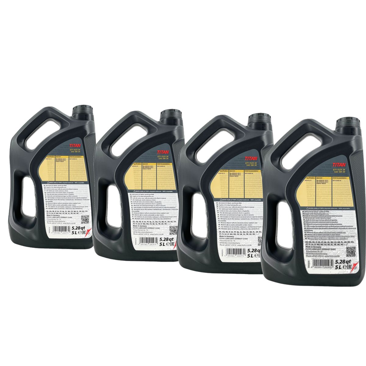 Fuchs Titan GT1 Flex 34  5W-30 4x5 Liter