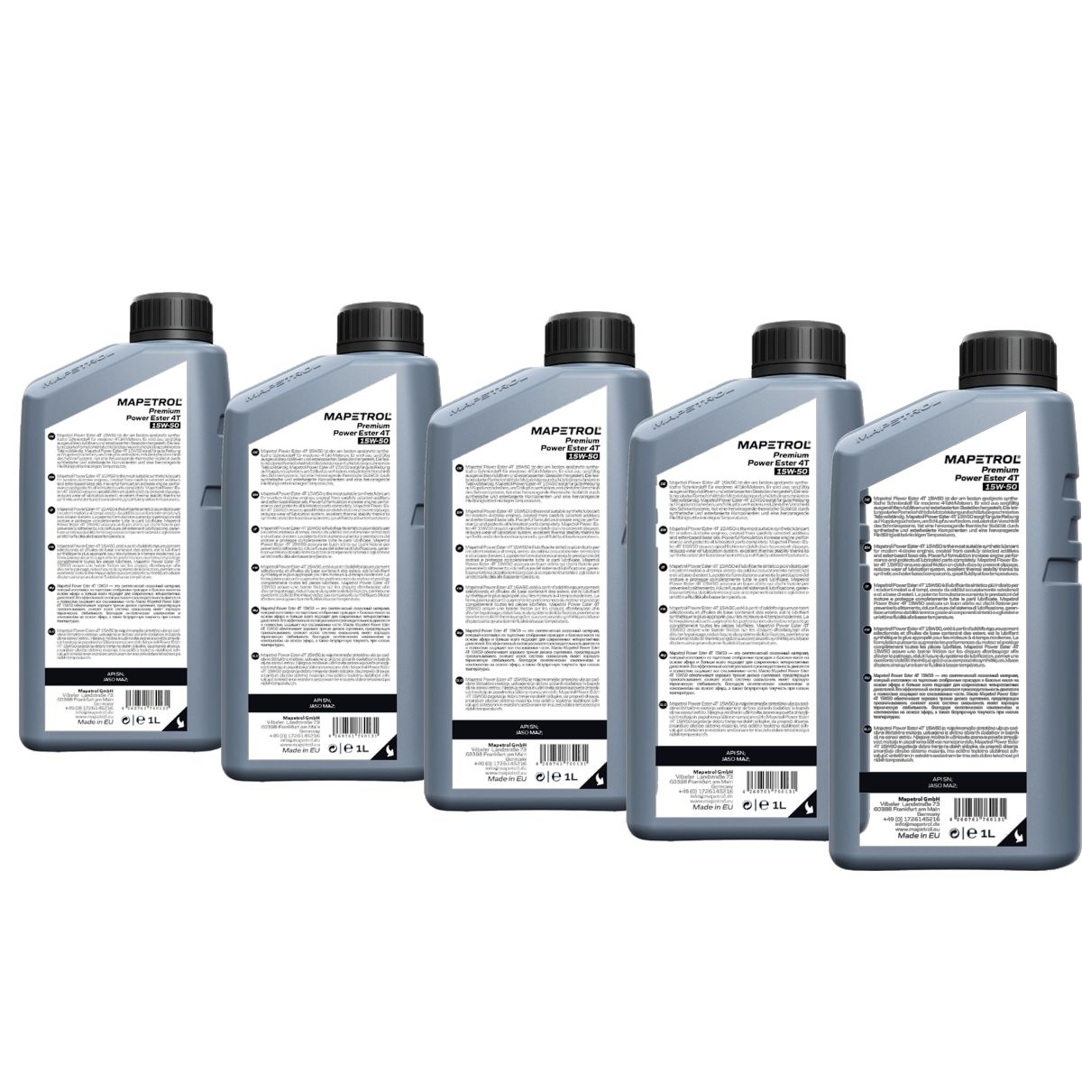 Mapetrol Premium Power Ester 4T 15W-50 5x1 Liter