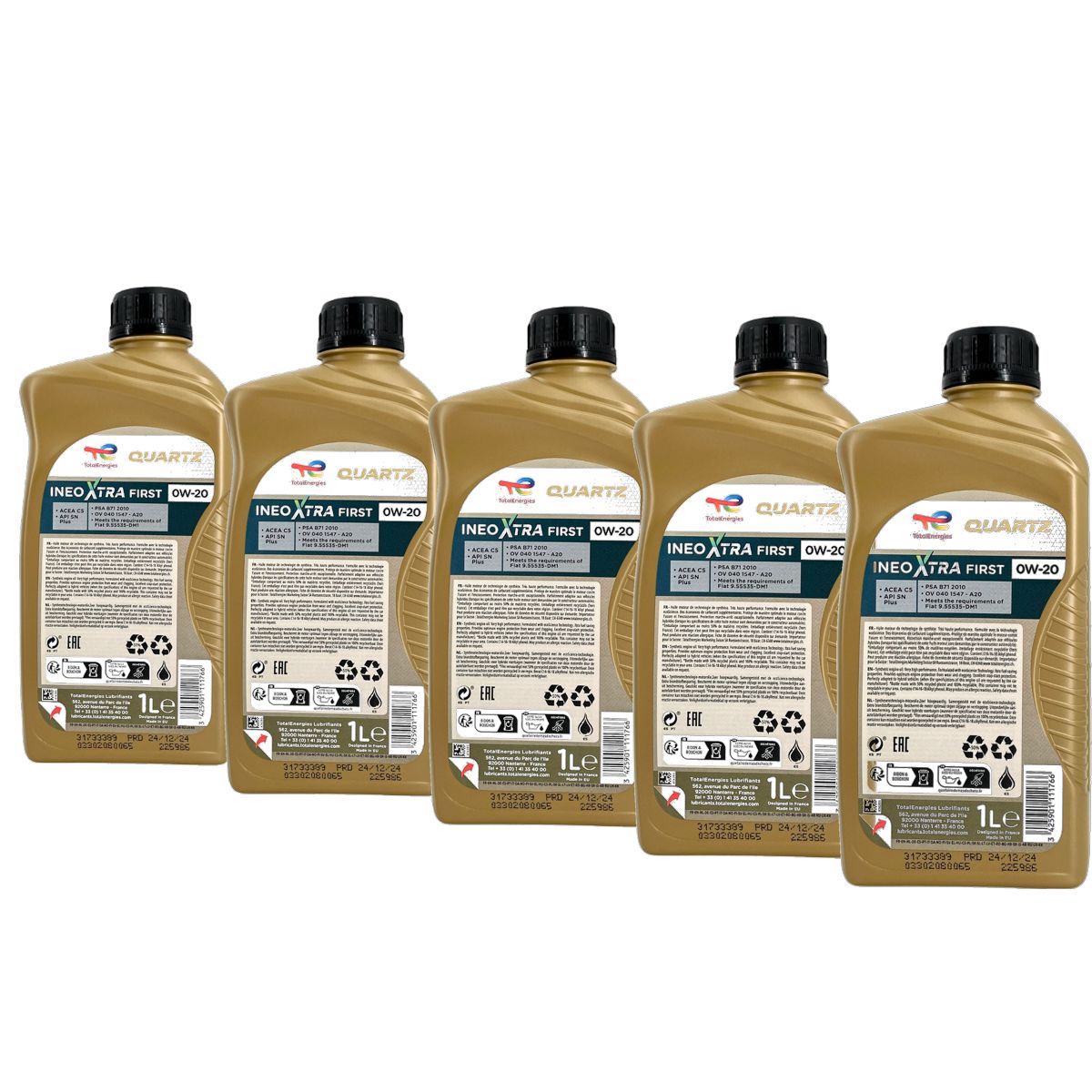 Total Quartz Ineo Xtra First 0W-20 5x1 Liter