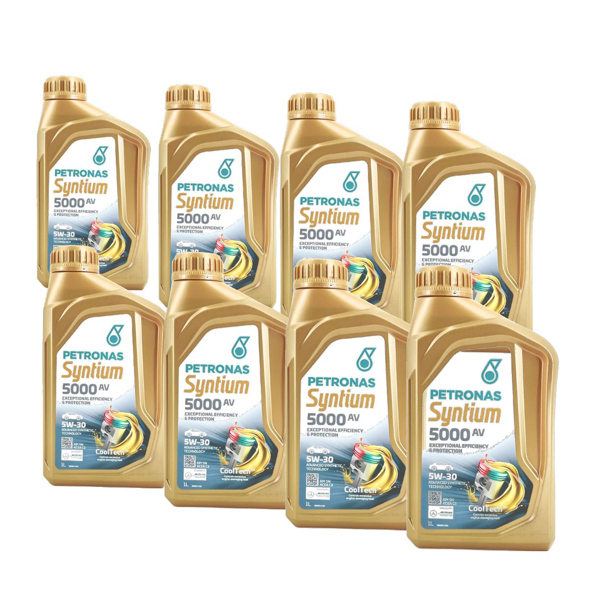 Petronas Syntium 5000 AV 5W-30 SN 8x1 Liter