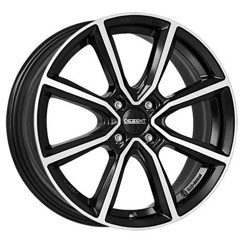 DEZENT DEZENT TN DARK black polished 5.5Jx14 4x100 ET42