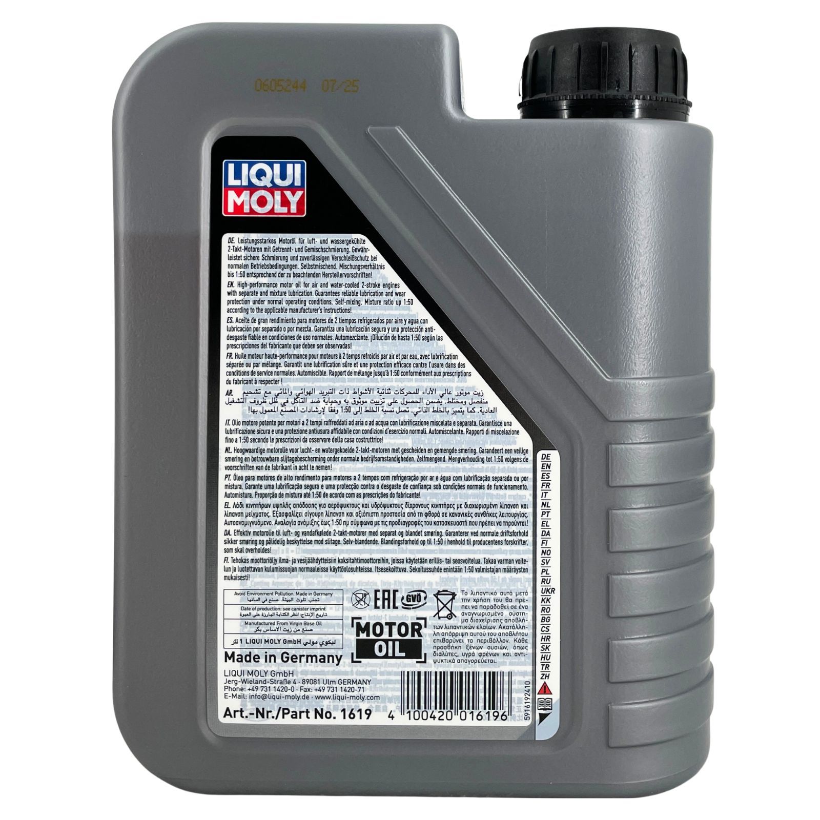 Liqui Moly Motorbike 2T Basic Scooter 1 Liter