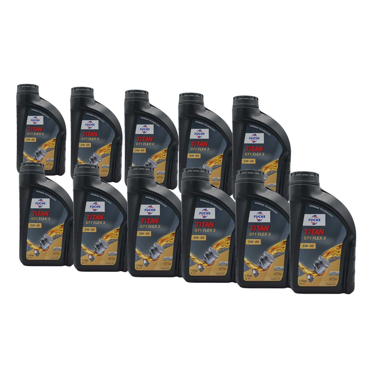 Fuchs Titan GT1 Flex 3 5W-40 11x1 Liter